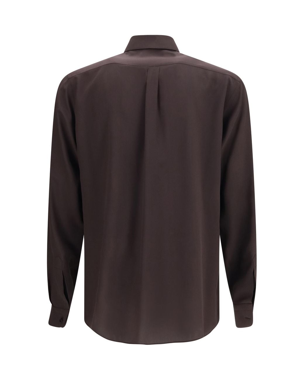 Dolce & Gabbana Gray Martini Crêpe De Chine Shirt Silk for men