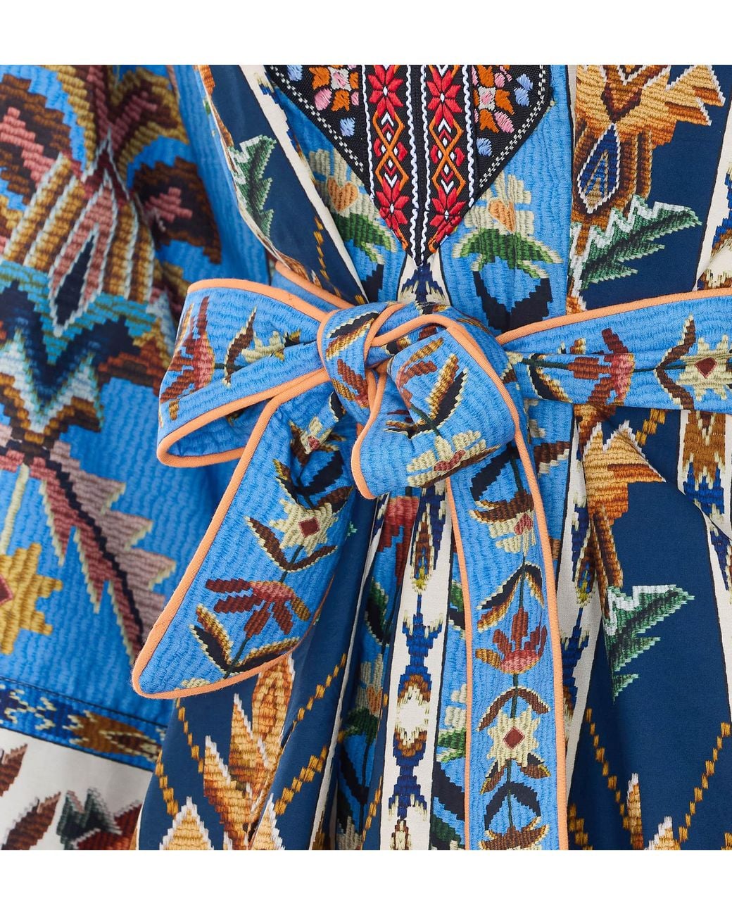 Farm Rio Blue Dresses Cotton