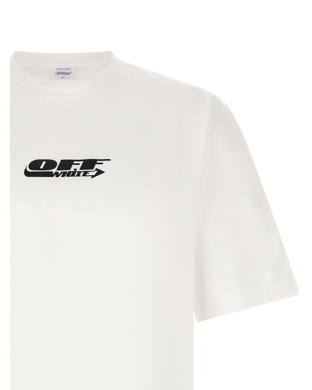 Off-White c/o Virgil Abloh White Logo-Print Skate T-Shirt for men