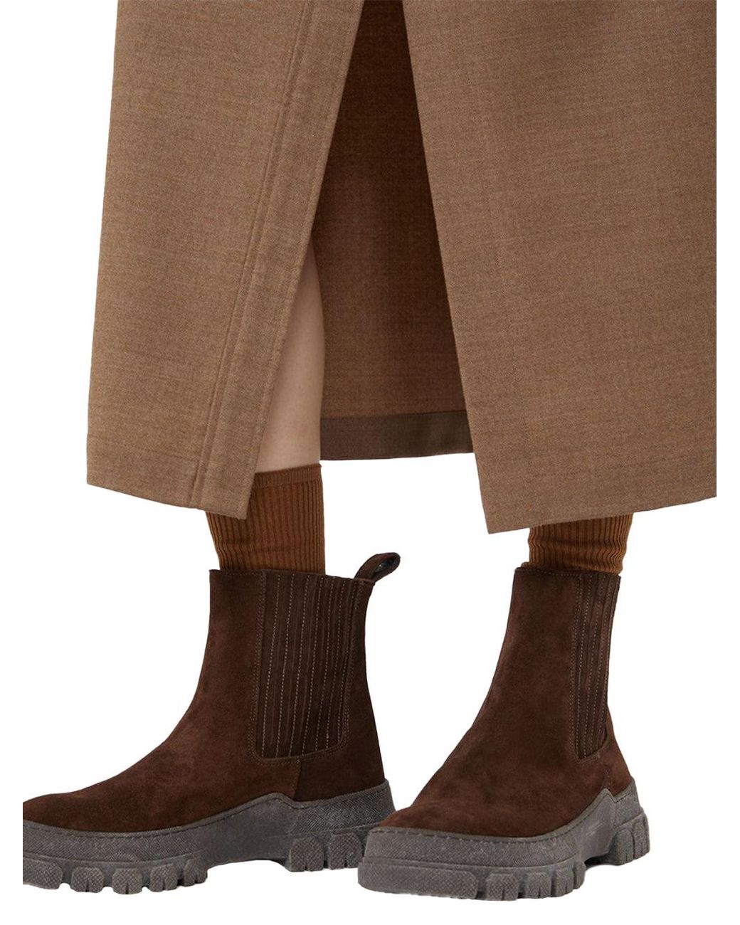 Weekend by Maxmara Brown Genepi Boots