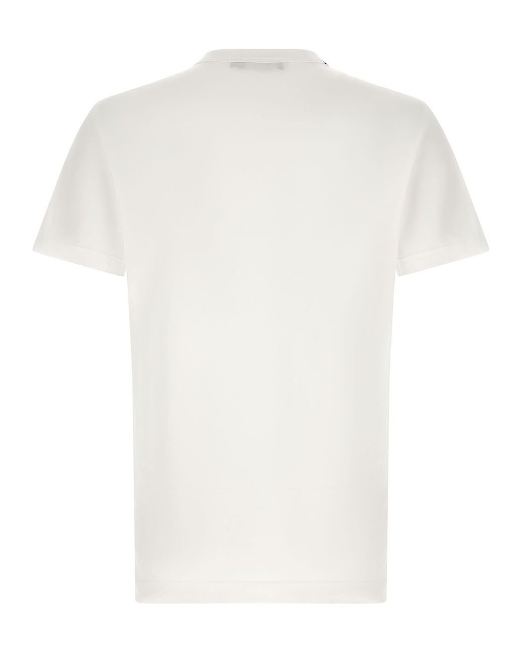 Dolce & Gabbana White Heraldic Patch T-Shirt for men