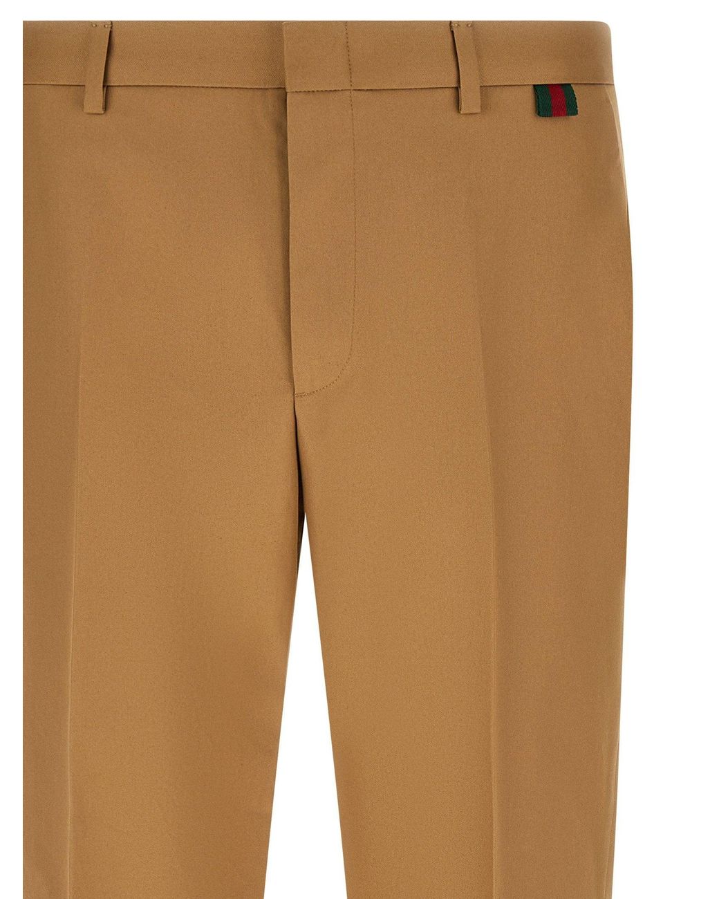 Gucci Natural Web Loop Trousers for men