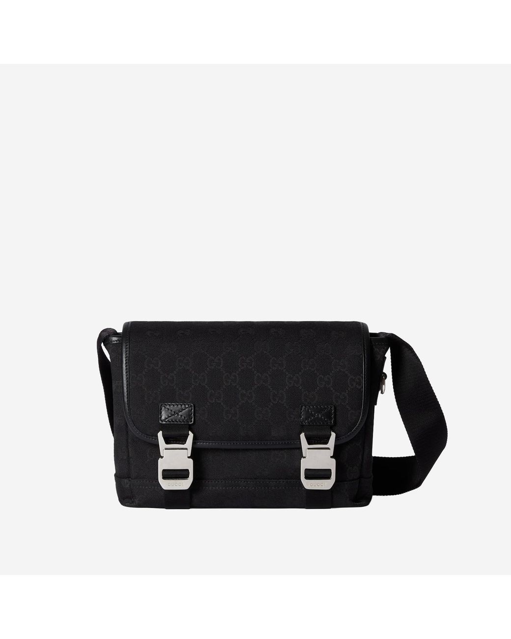 Gucci Black Gg Fabric Shoulder Bag for men