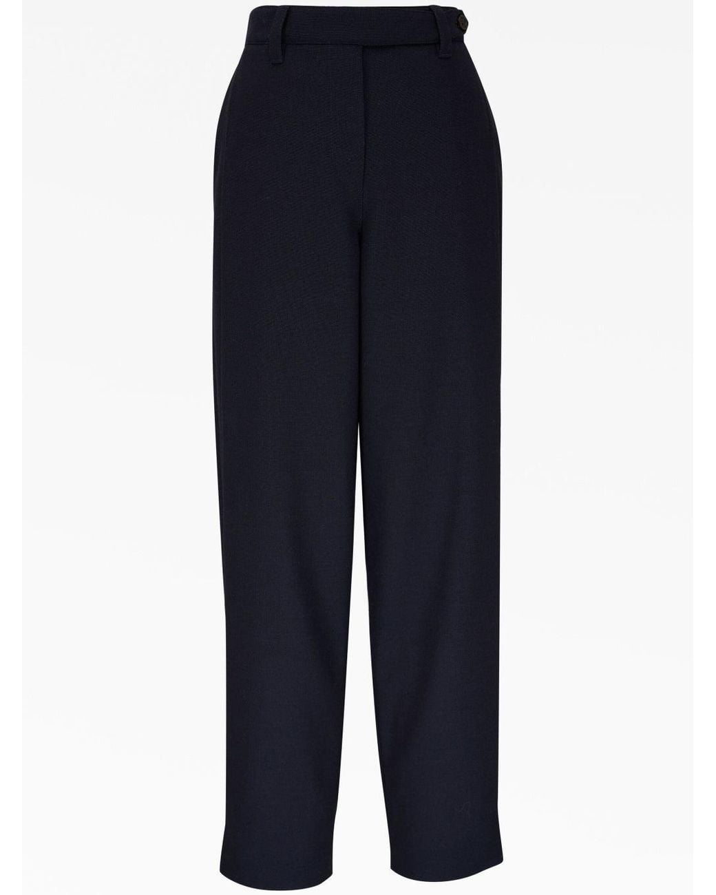 Brunello Cucinelli Blue Dark Wool Trousers