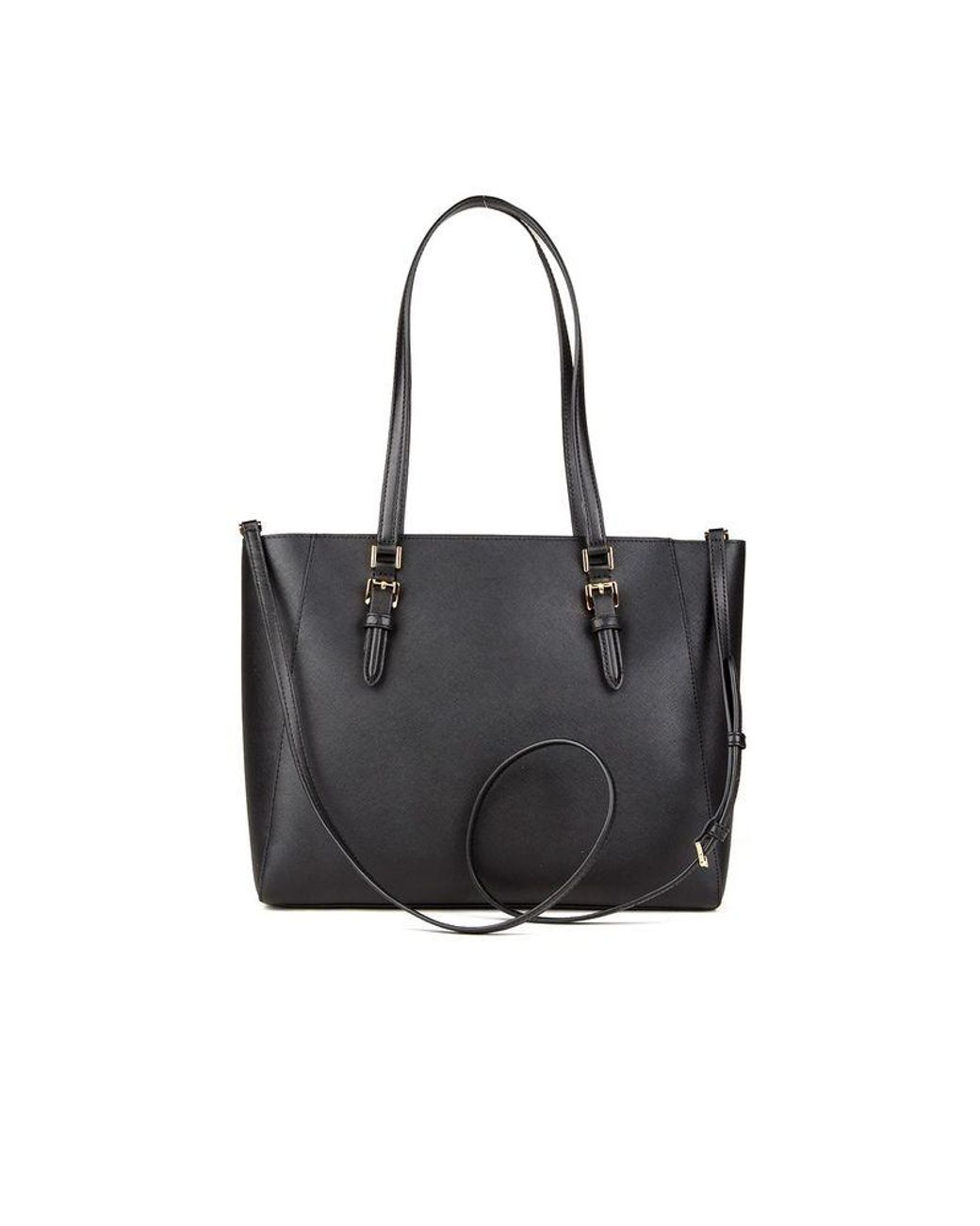 Michael Kors Black Tote Bag 88.Coated Canvas Tote-Bags