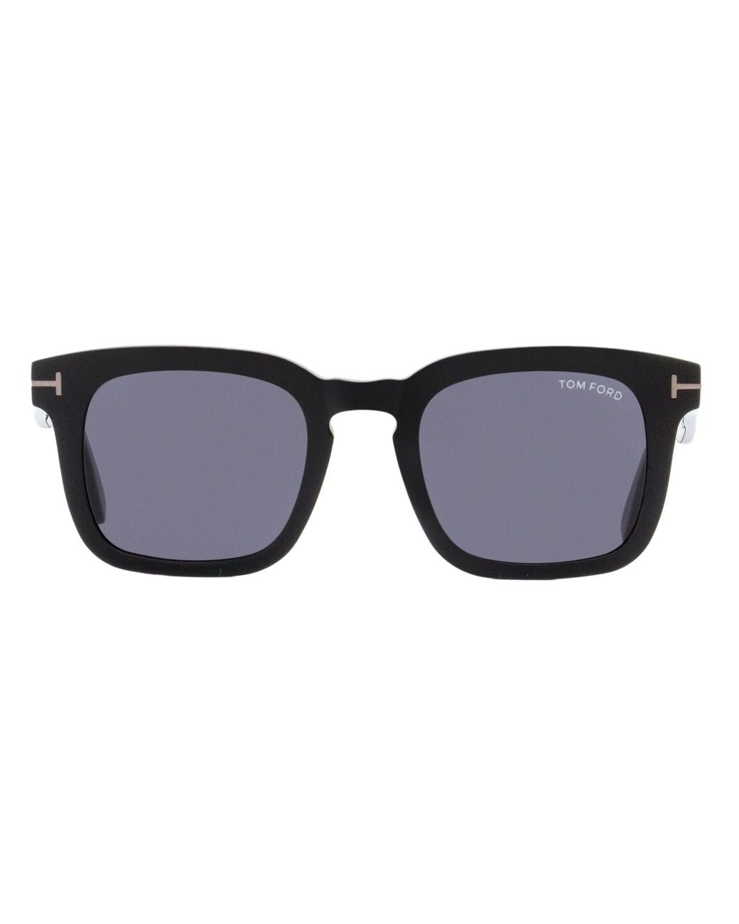 Tom Ford Black Square Sunglasses Tf751N Dax 01A 50Mm Ft0751 Plastic (Acetate) for men