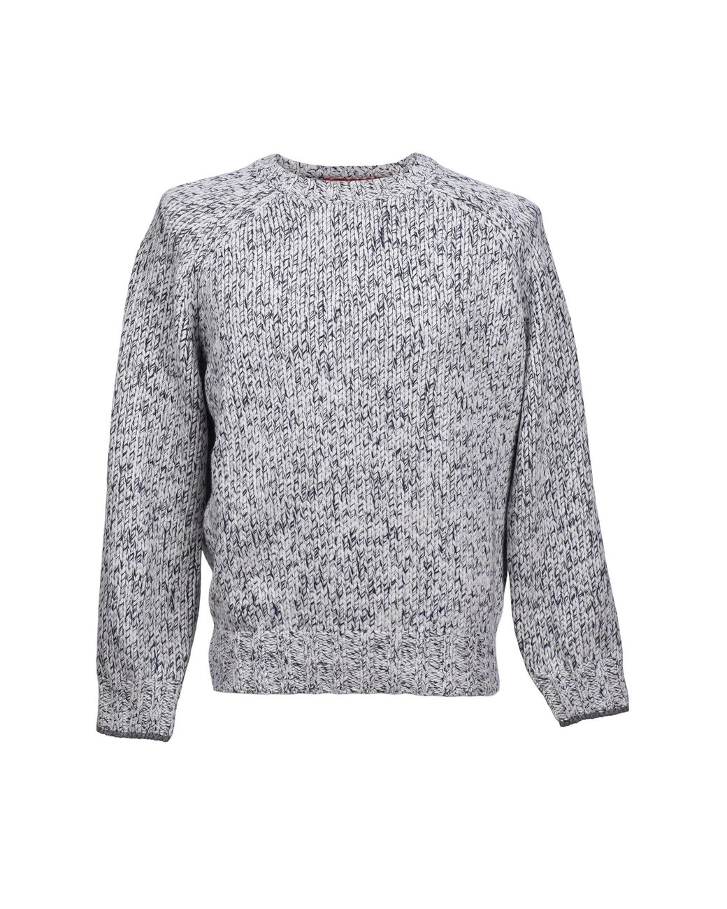 Brunello Cucinelli Gray Wool Silk Sweater Clothing for men