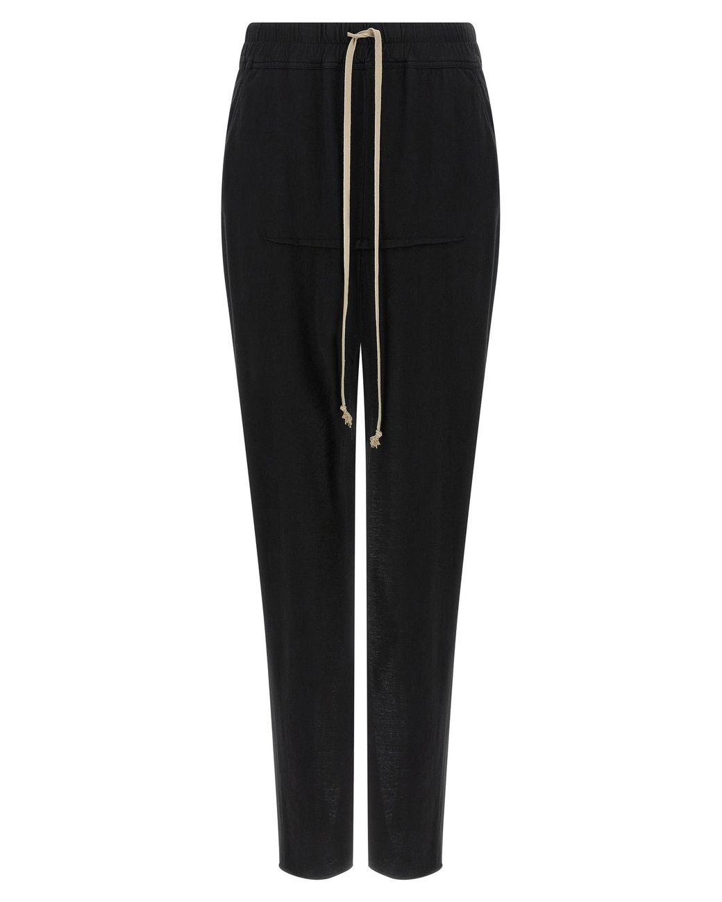 Rick Owens Black Cotton Mini Skirt