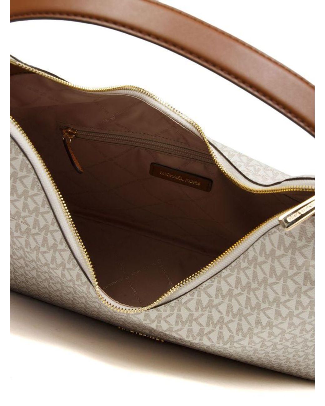 Michael Kors Natural Shoulder Bag Polyvinyl Chloride Shoulder-Bags