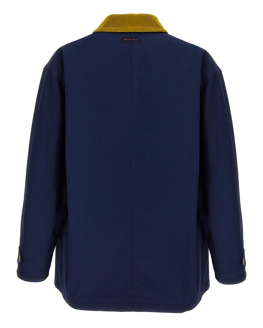 Marni Blue Cotton Gabardine Parka for men