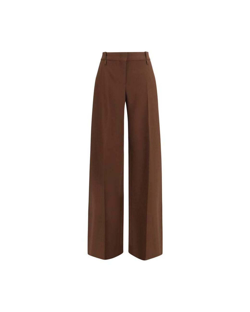 Ermanno Scervino Brown Viscose Casual Pants