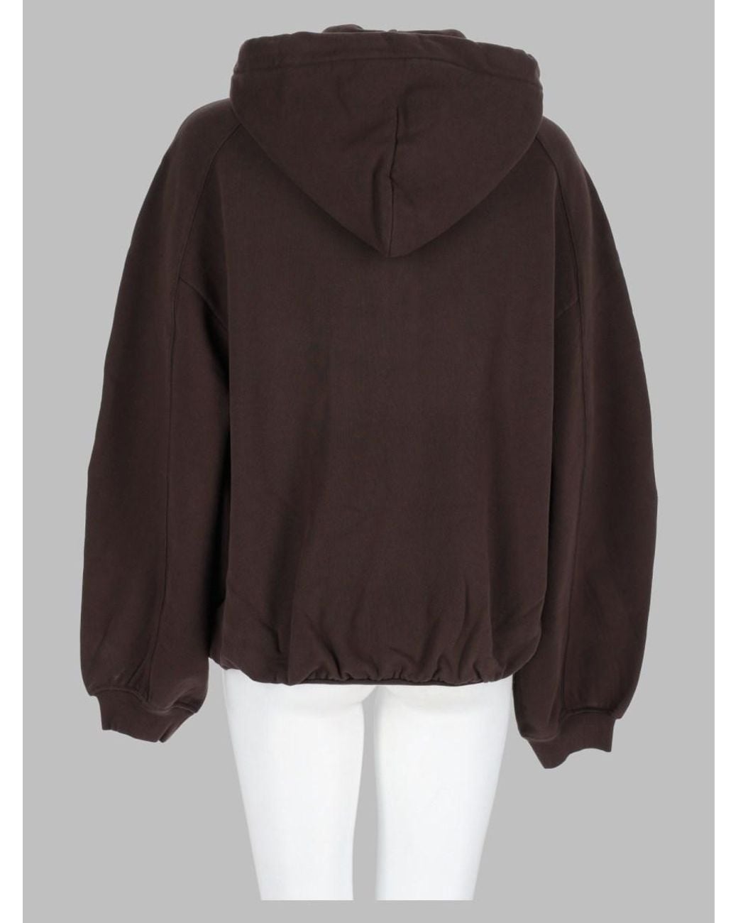 Jacquemus Black Corso Zip-Up Hoodie Cotton Sweater