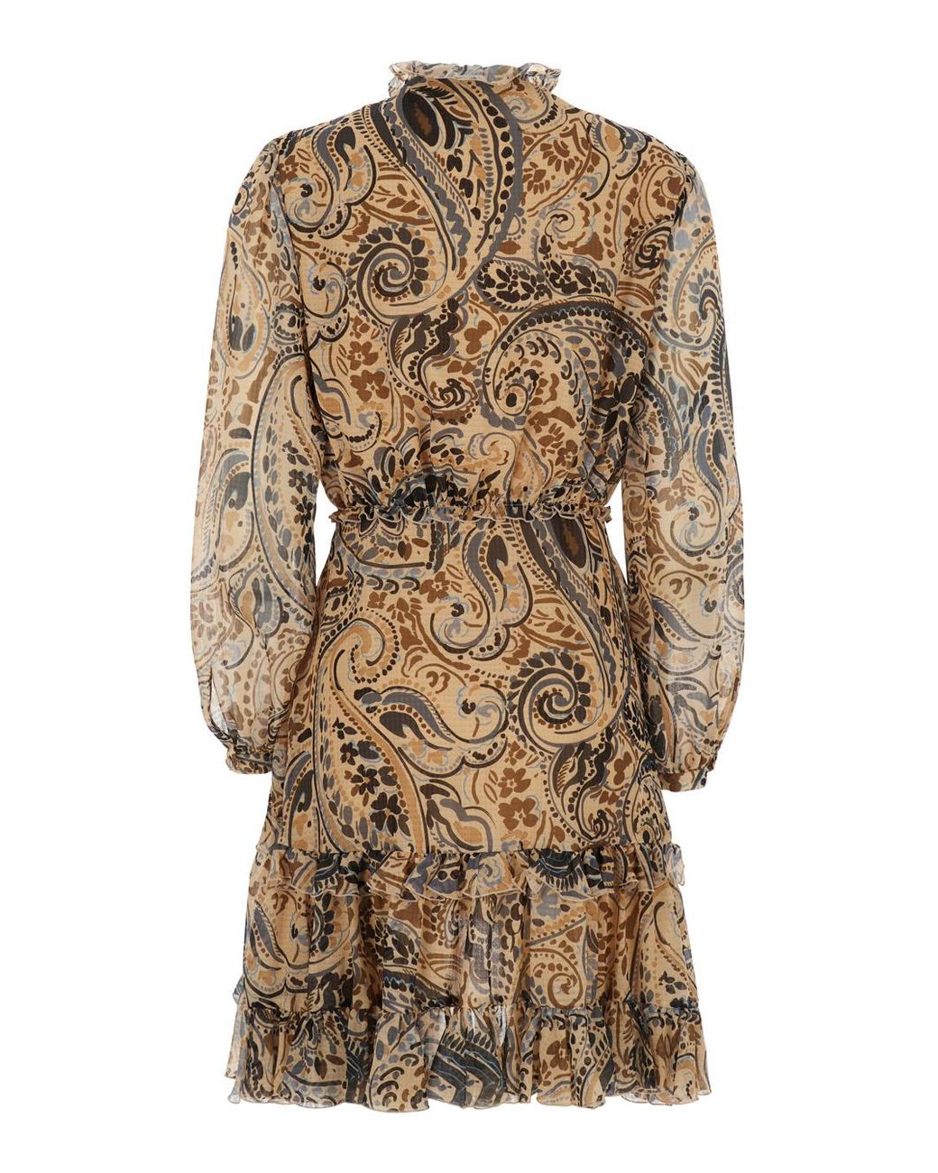 Etro Natural Mini Dress Polyester