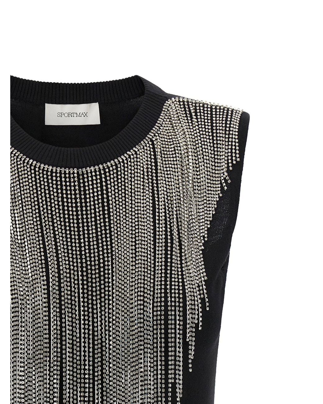 Sportmax Black Tank Top