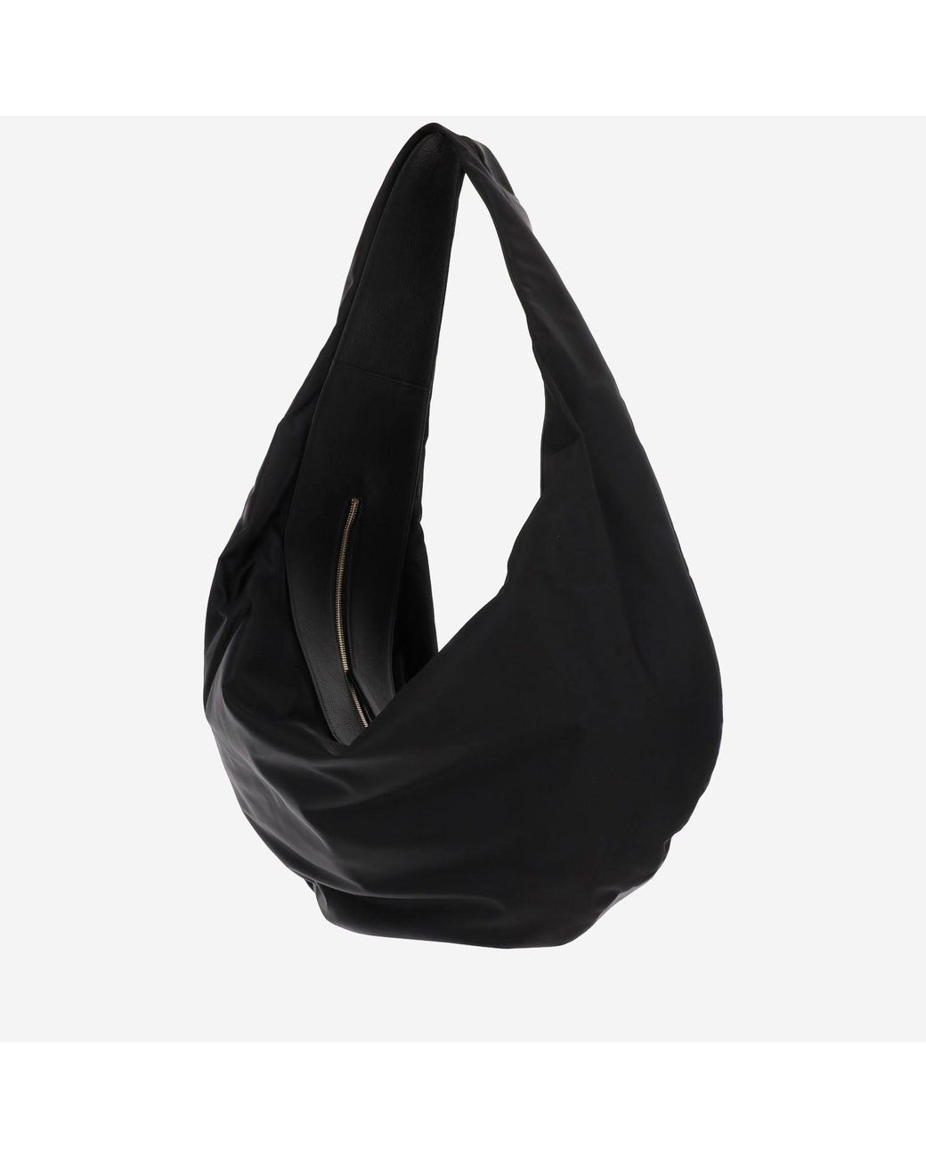 Khaite Black Sport Xl Hobo Bag Nylon Shoulder
