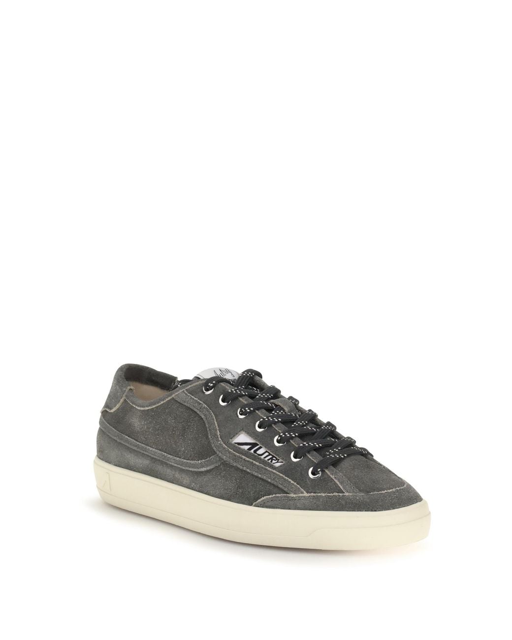 Autry Gray Sneakers Medalist Low Suede And Leather Upper for men