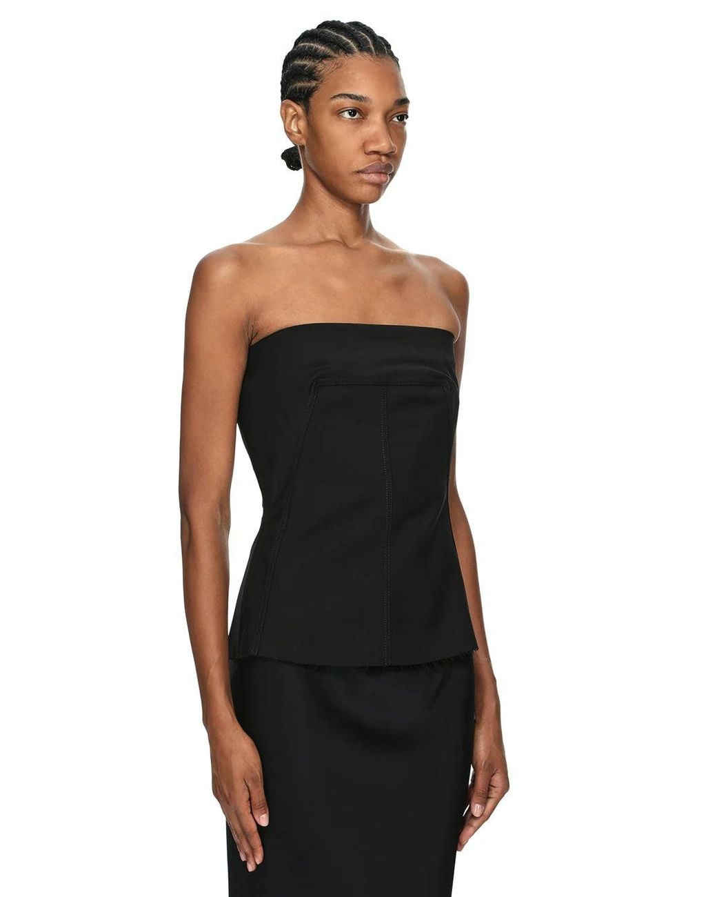 Rick Owens Black Top Bustier Noir