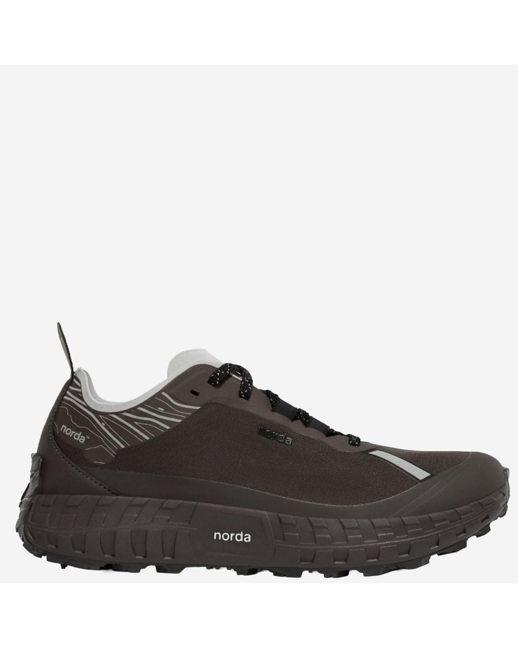 Norda Black Sneakers 001A Recycled Nylon Mesh And Rubber for men