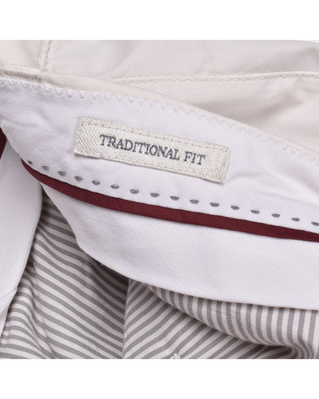 Brunello Cucinelli White Light Tailored Trousers for men