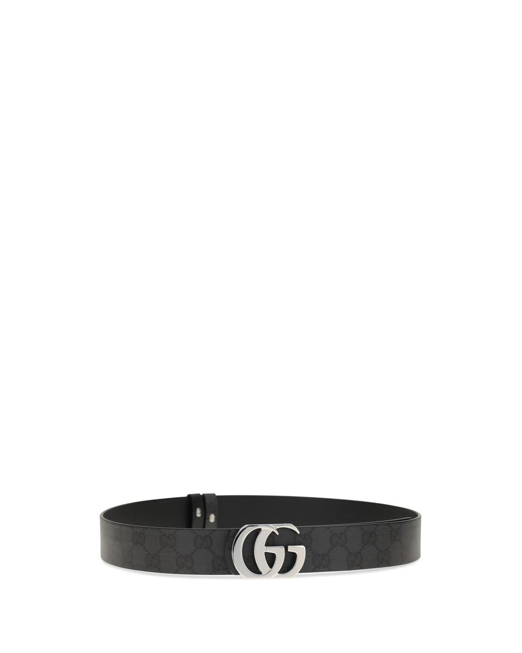 Gucci White Belt Cut Gg Marmont Calf Leather for men
