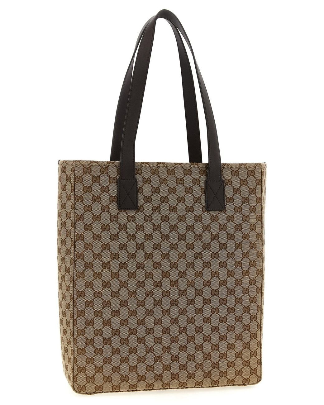 Gucci Brown Gg Monogram Canvas Shoulder Bag