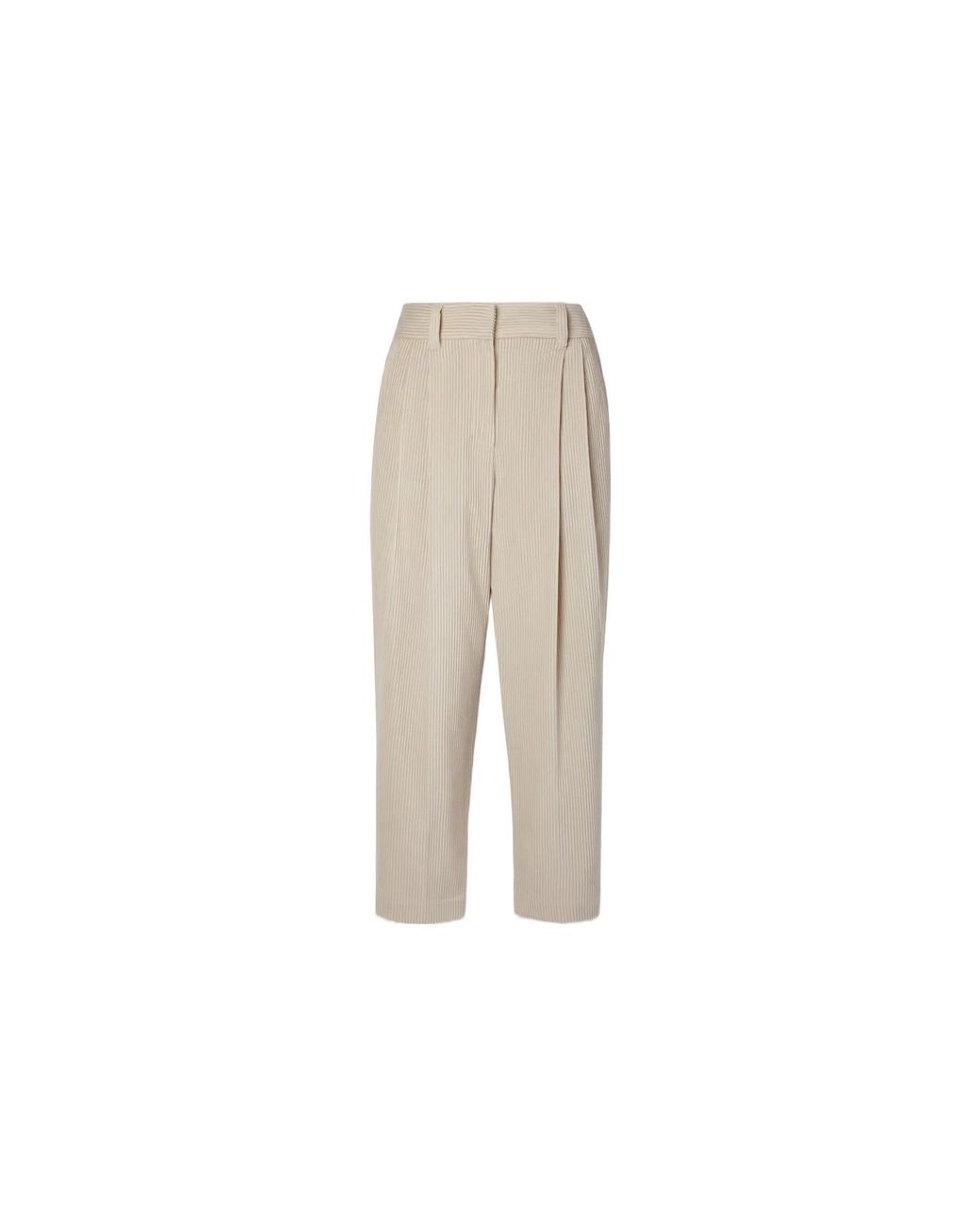 Brunello Cucinelli Black Relaxed Corduroy Trousers