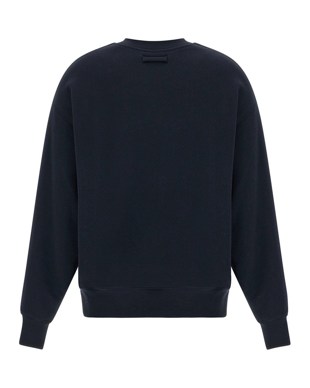 Jean Paul Gaultier Blue Logo-Print Brushed Cotton Sweatshirt