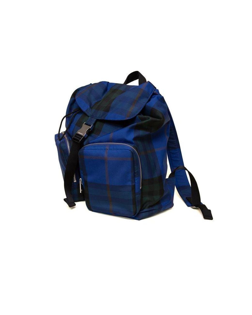 Burberry Blue Backpack Polyester Polyurethane for men