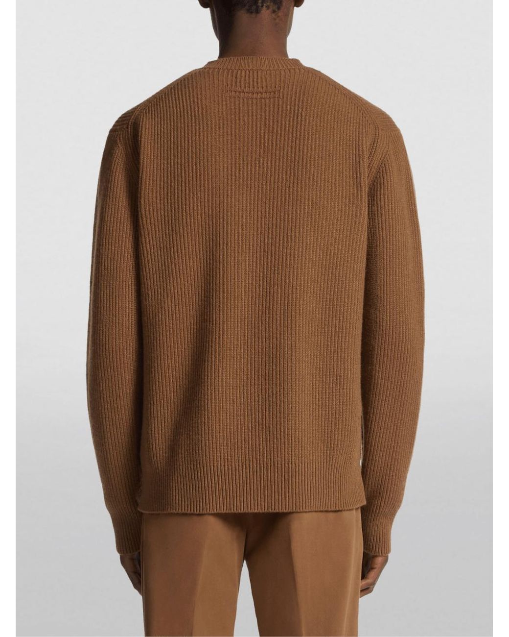Zegna Brown Oasi Cashmere Sweater for men