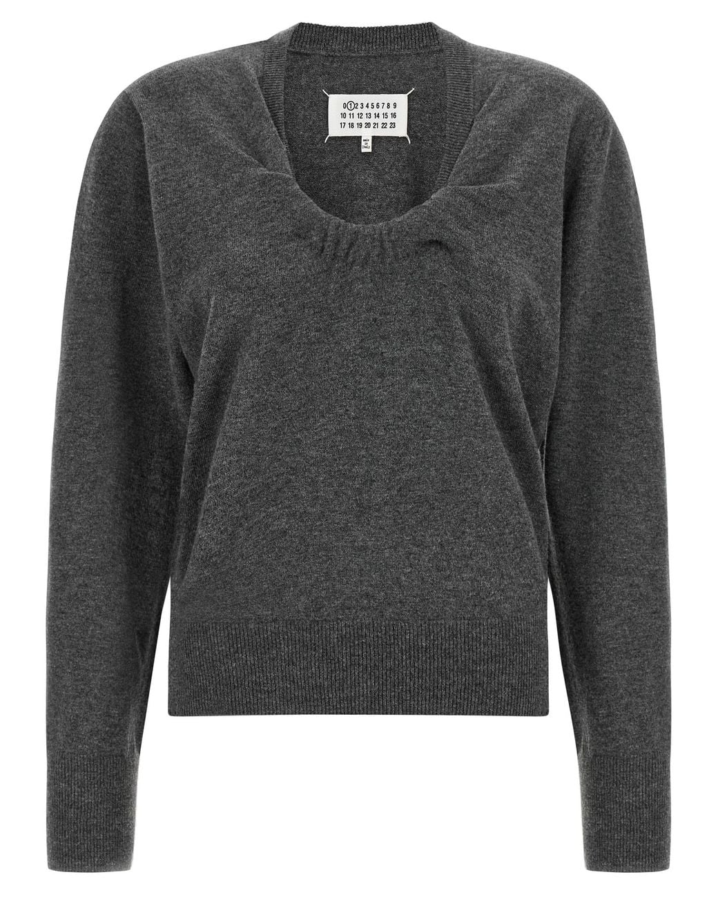 Maison Margiela Gray Maison Margiela Twist Sweater