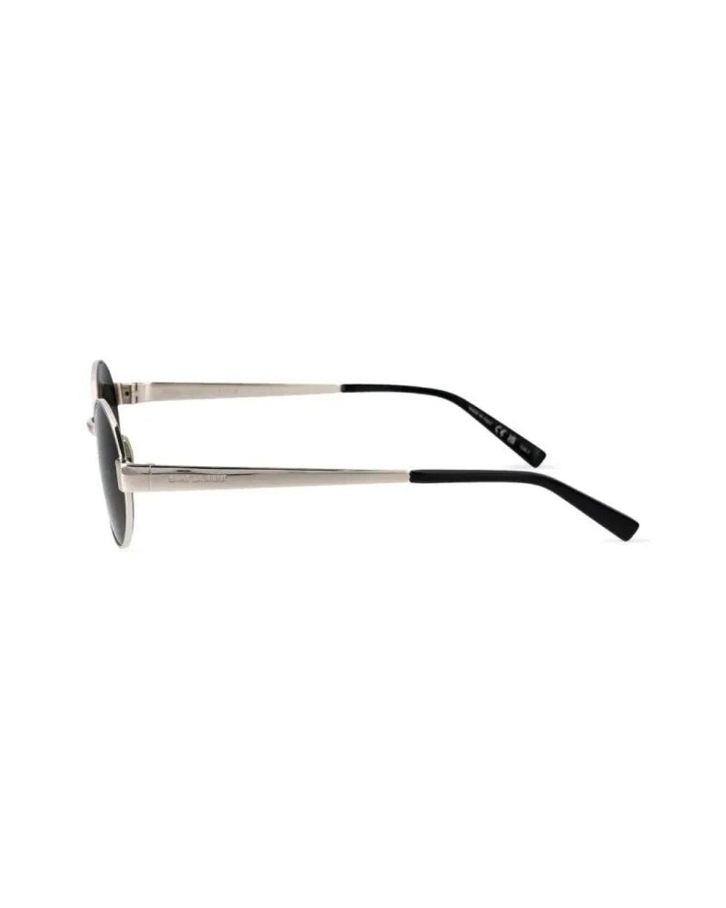 Saint Laurent Multicolor Saint Laurent Eyewear Sl692 Metal Oval Sunglasses