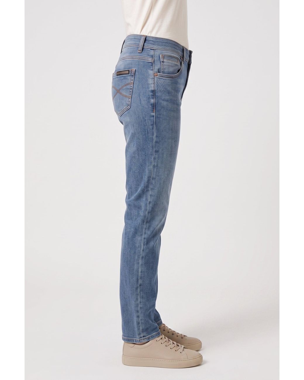 Brunello Cucinelli Blue Light Denim Trousers