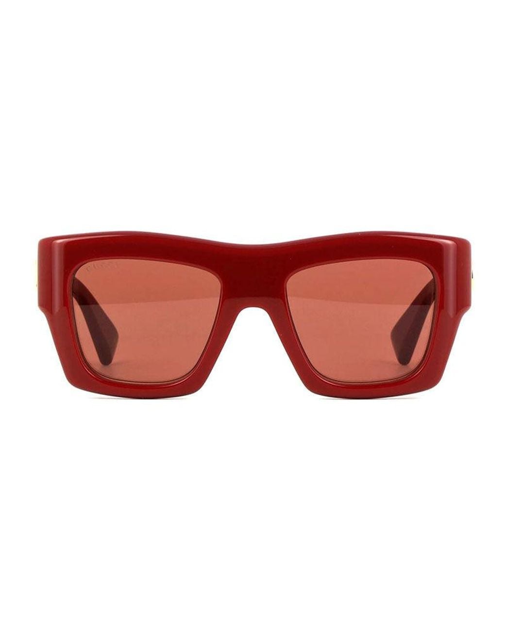 Gucci Red Frame And Lens Sunglasses