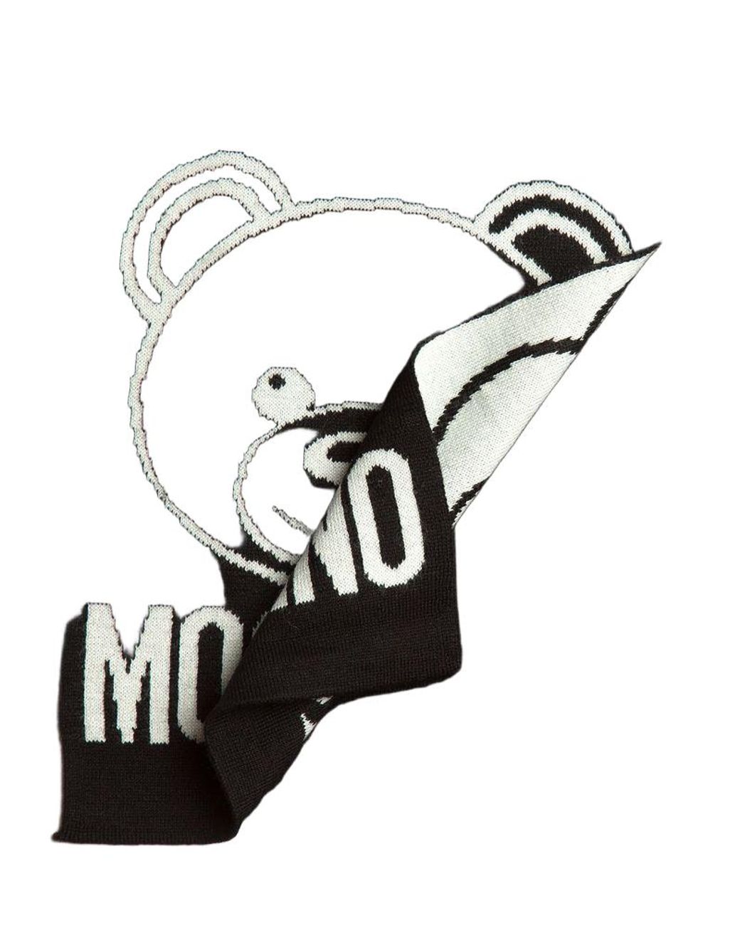 Moschino Red Scarf Wool Accessories