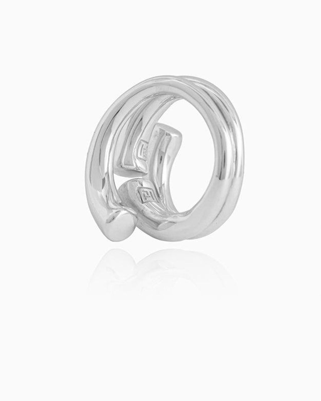 FEDERICA TOSI Gray Ring Tube __Single__ Rings