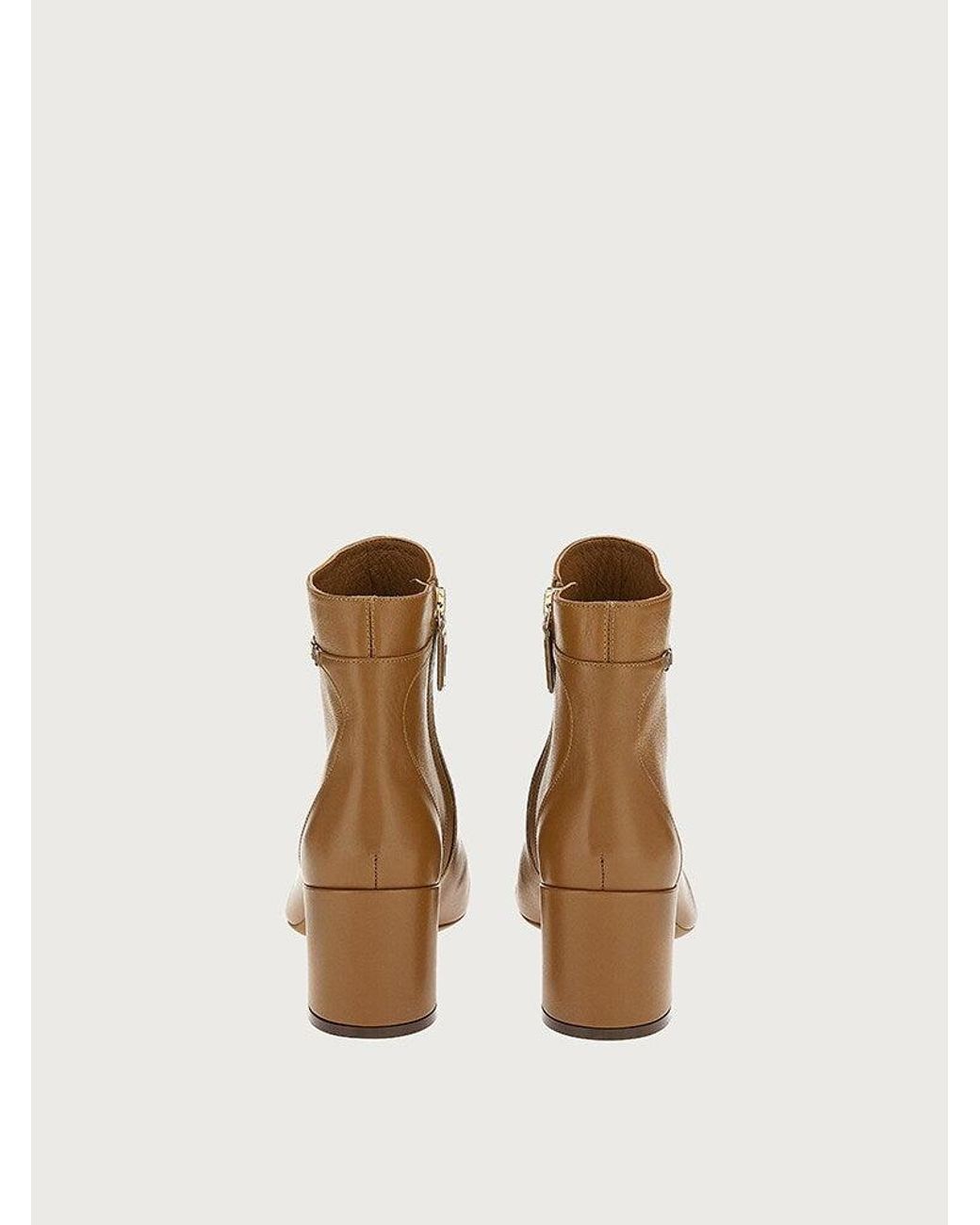 Ferragamo Brown Bootie