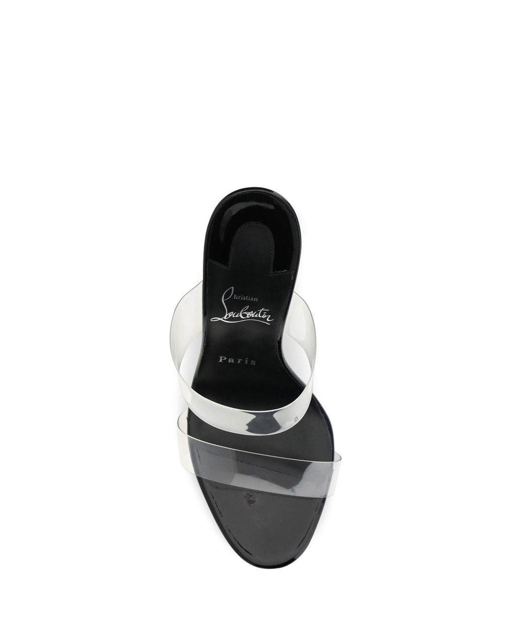 Christian Louboutin White Solo Zee Mules