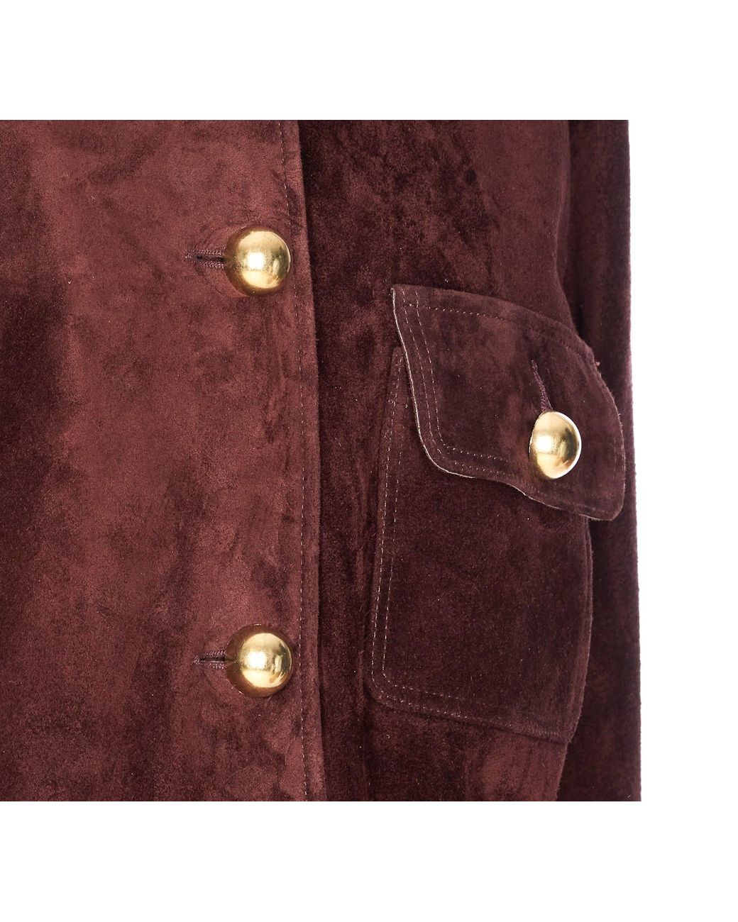 Arma Purple Rosia Suede Jacket