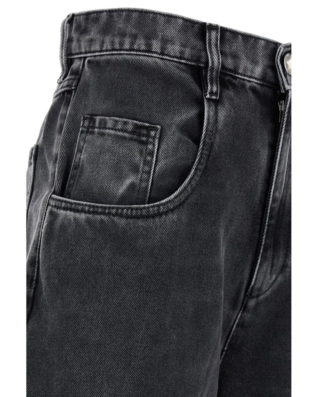 Maison Margiela Blue Five-Pocket Style Jeans With Rips