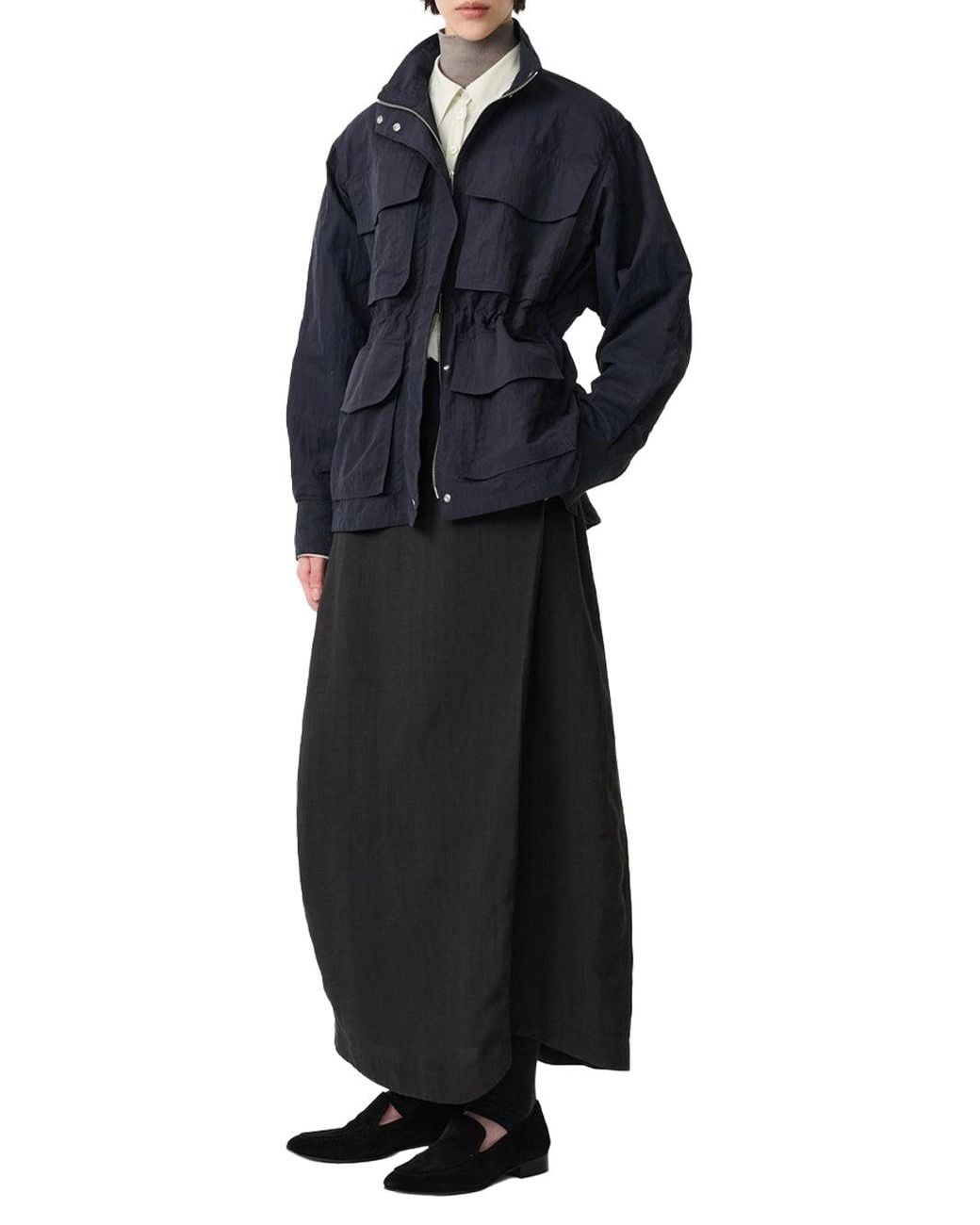 Studio Nicholson Black Bryde Skirt Ore