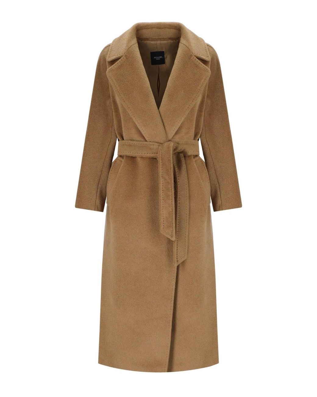 Weekend by Maxmara Natural Wool And Alpaca Coat Tempera