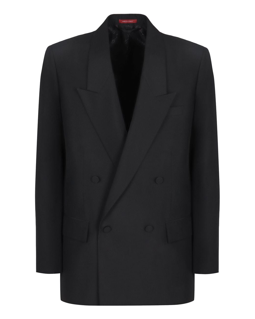 Gucci Black Reversible Gg Wool Jacquard Cardigan for men