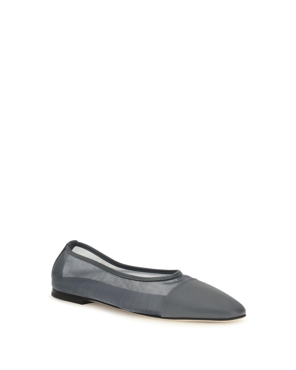 Dear Frances White Gala Mesh Ballerinas