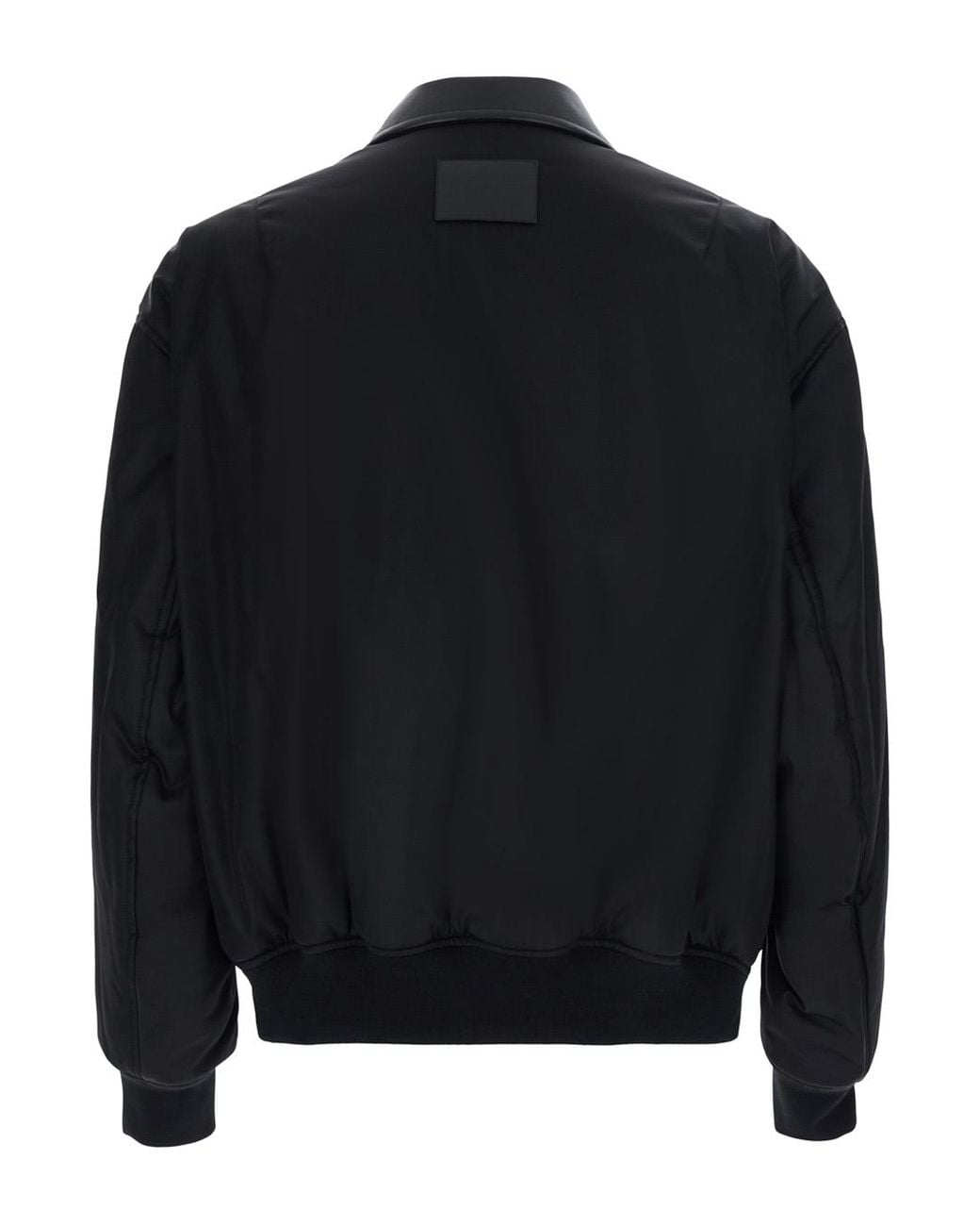 Balenciaga Blue Bomber Jacket Tech Fabric Coat for men
