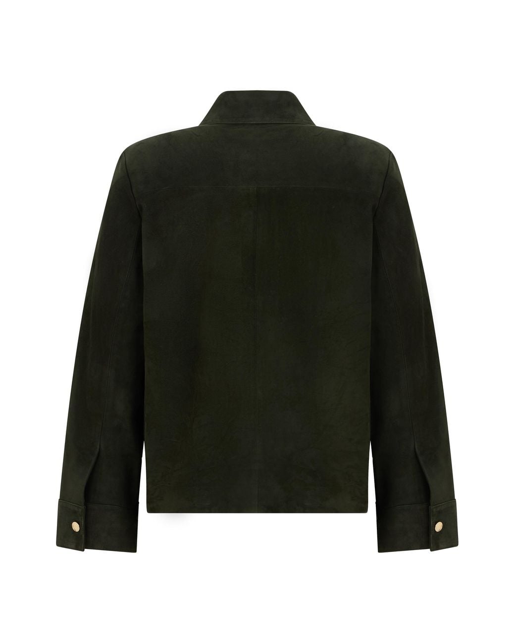 Max Mara Black Suede Jacket Lambskin Leather