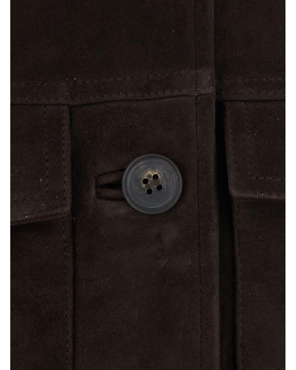 Semicouture Black Jacket Penny Suede Viscose And Polyester Coat