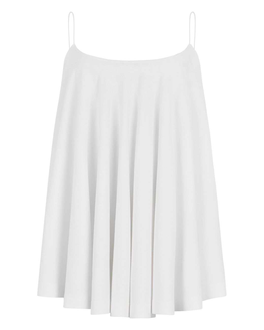 Jacquemus White Top Voile, Viscose Vests & Tank Tops