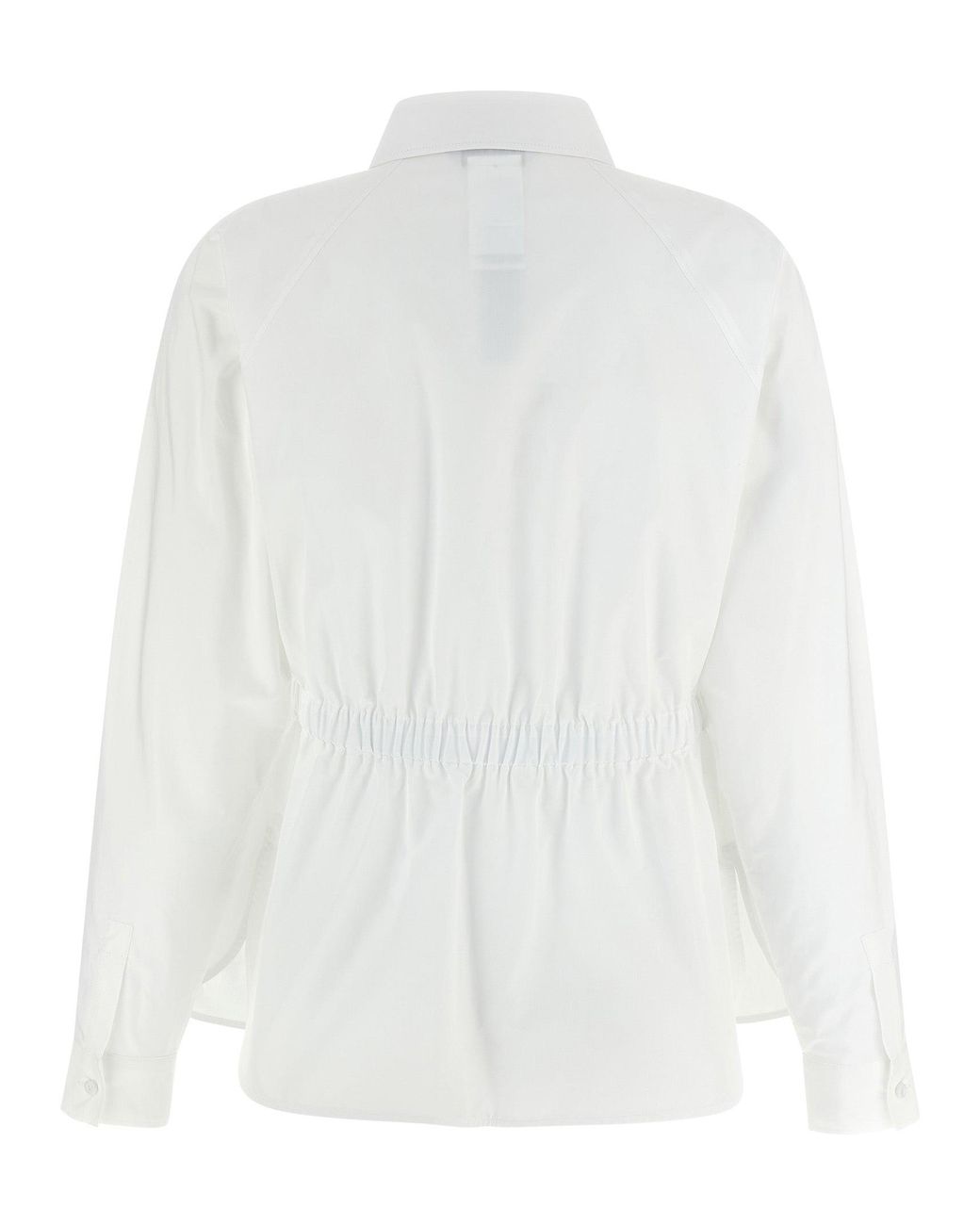 Max Mara White Cotton Poplin Shirt
