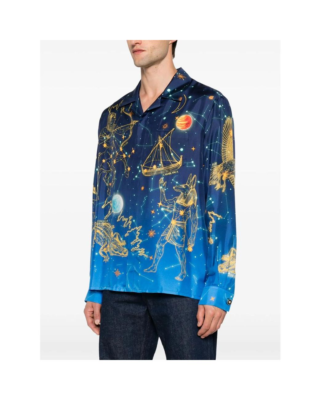 Casablanca Blue Shirts for men