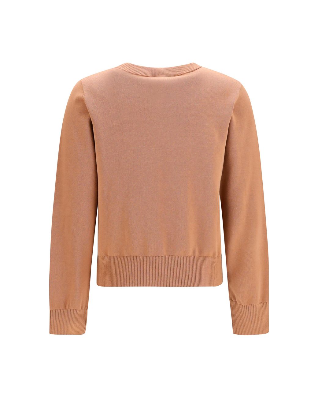 Ganni White Cherry-Print Cotton Sweater